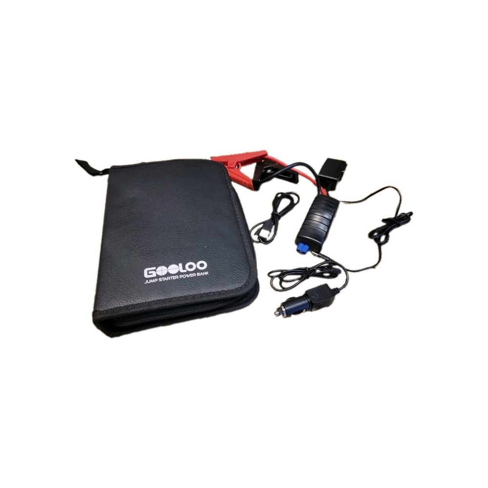 GOOLOO JUMP STARTER POWER BANK Incomplete.  No Power Bank.  Has Cables Charger